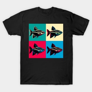 Black Glowlight Tetra - Cool Tropical Fish T-Shirt